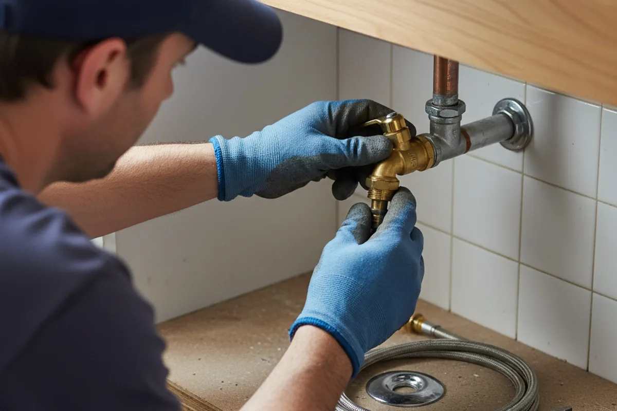 Shutoff valve and fitting work during Emergency Plumbing in Everglades City